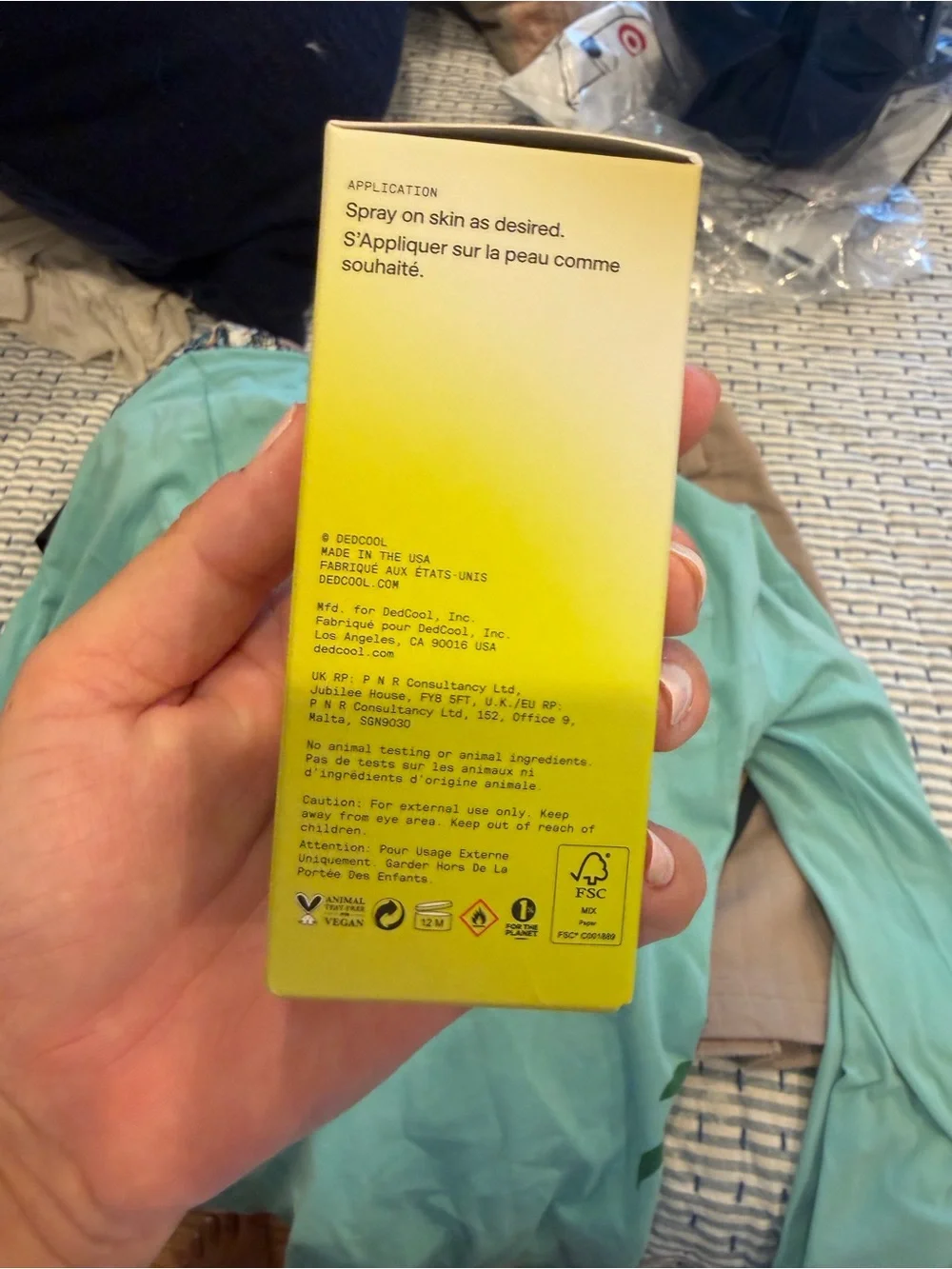 DeoCool Number 04 Fragrance - Yellow